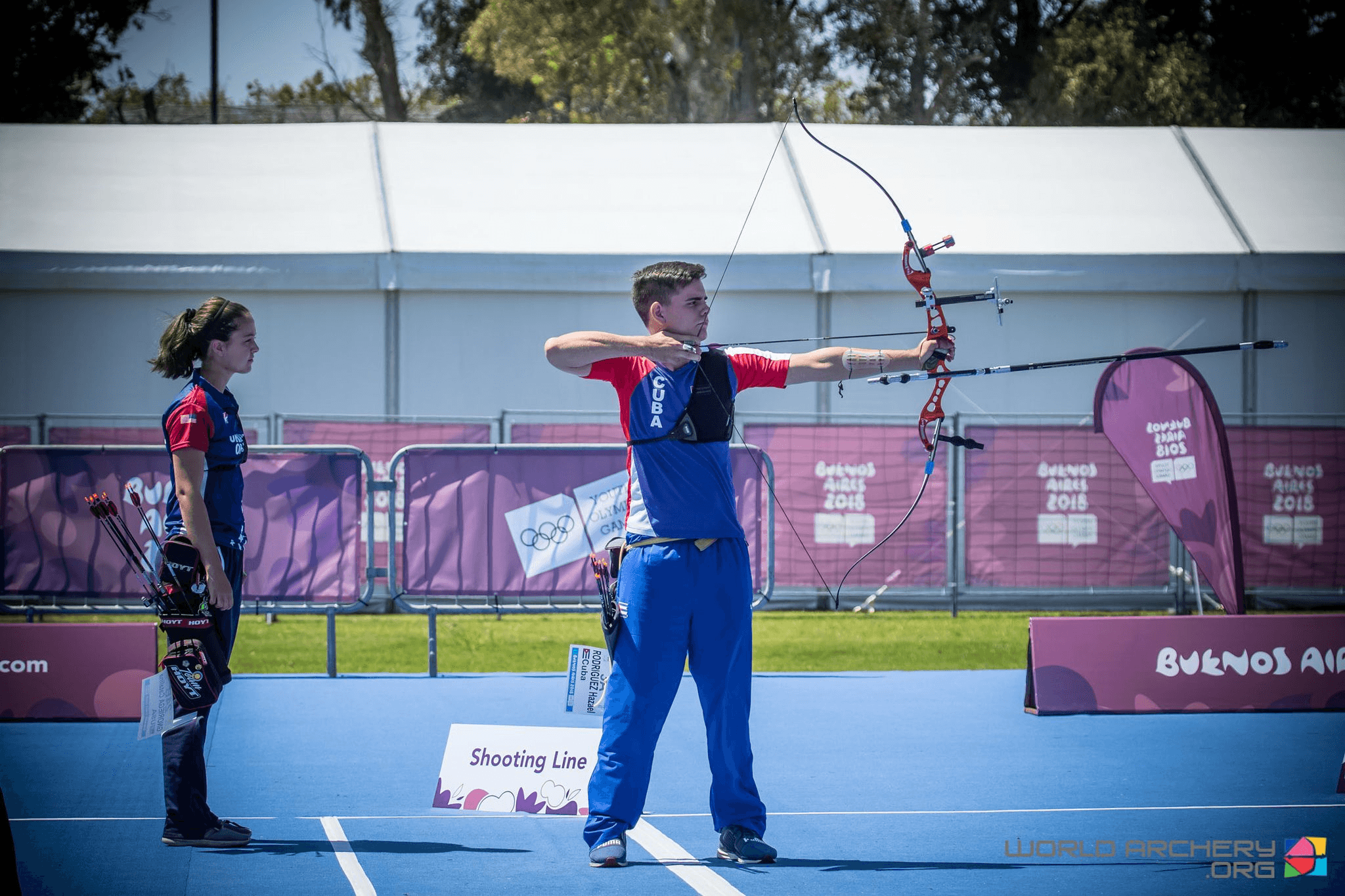 Hazael Rodriguez Valero archery competition photo 4